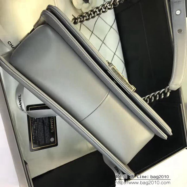 香奈兒CHANEL A67086菱格原版羊皮單肩斜挎鏈條包 DSC2073